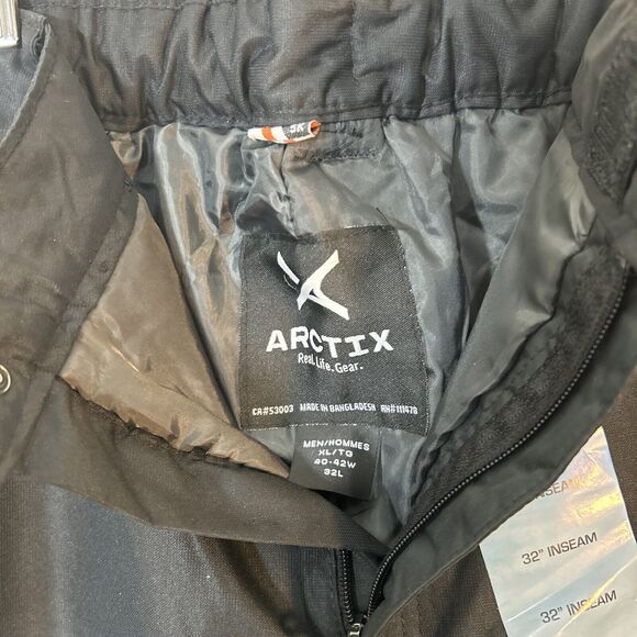 Arctix Men's Essential Snow Pants X-Large/32" Inseam Black - Picture 3 of 10